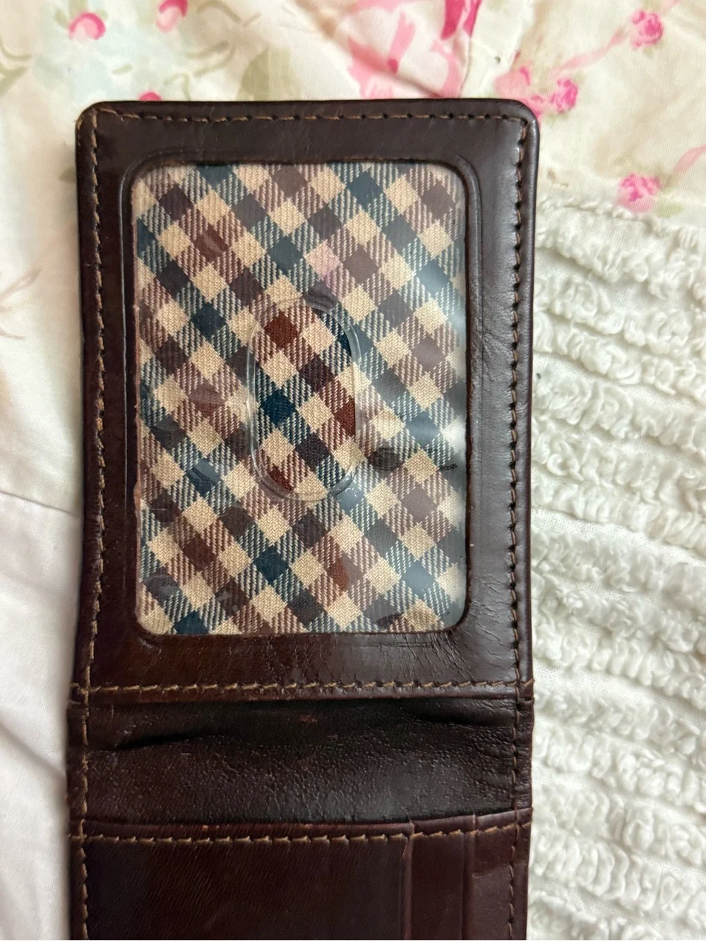George Dark Brown Leather Men’s Card Holder
